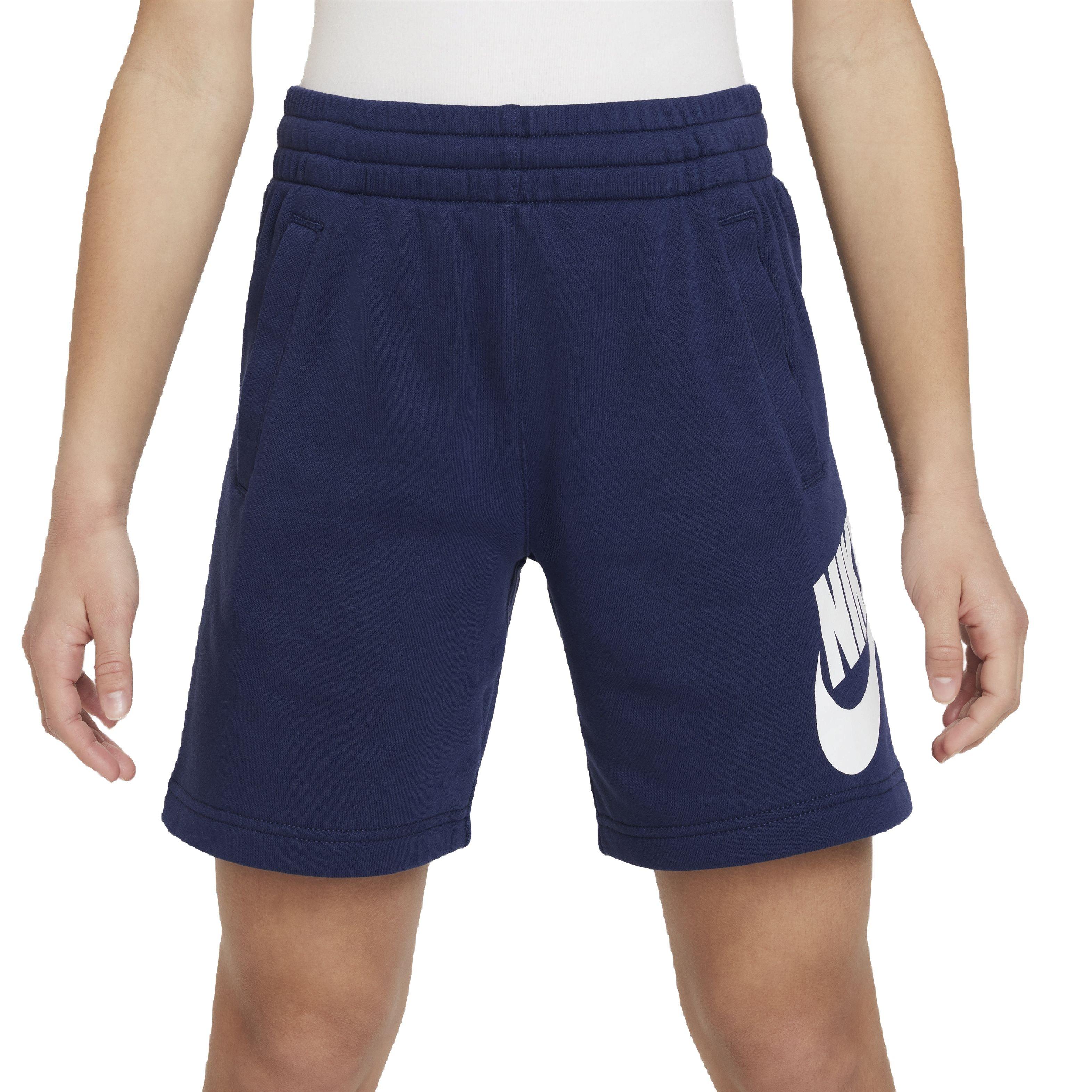 Nike Big Kids' Sportswear Club French Terry HBR Shorts -Navy